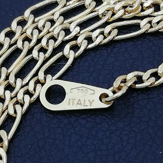 K18 〈750〉ITALY 地金 ネックレス イタリーネックレスの通販 by