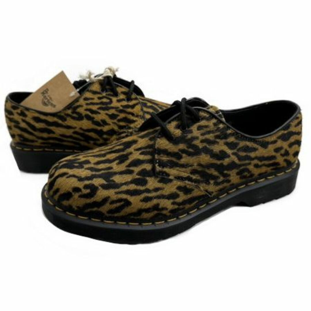 WACKO MARIA(ワコマリア)のワコマリア×ドクターマーチン/WACKO MARIA×Dr.Martens/靴/8ホールブーツ/LEOPARD 3EYE SHOE/ハラコ/ベージュ/レオパード/2023FW/#8/27cm【SA7477】 メンズの靴/シューズ(ブーツ)の商品写真