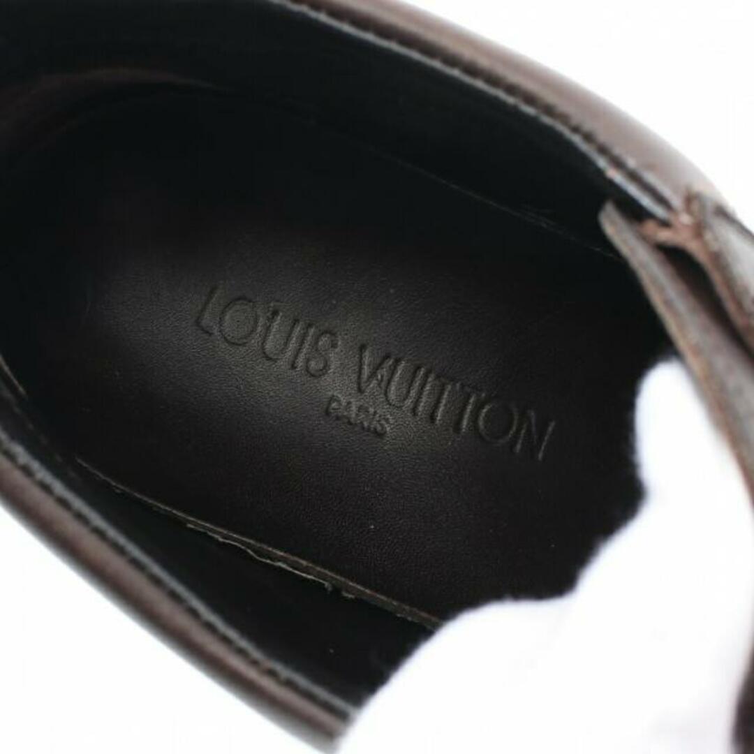 LOUIS VUITTON(ルイヴィトン)の スニーカー レザー ダークブラウン メンズの靴/シューズ(スニーカー)の商品写真