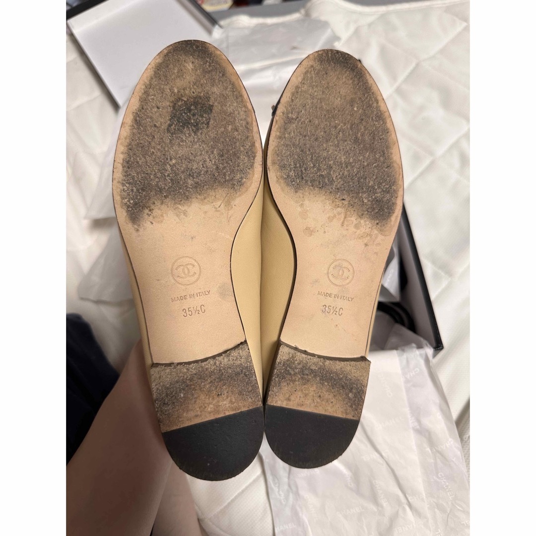 CHANEL美品シャネルバレリーナバレエシューズ35ハーフ - evc.co.il