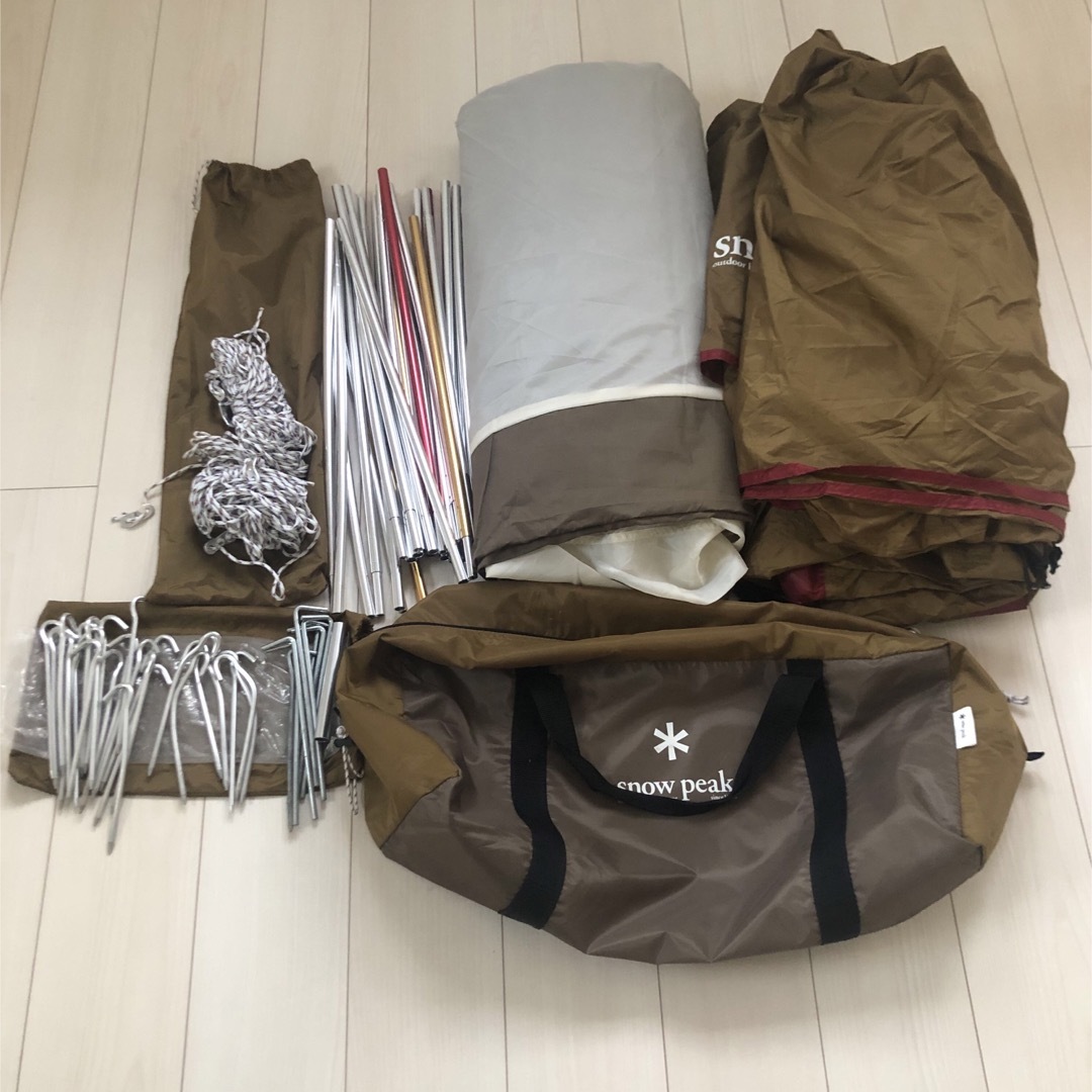 スノーピーク エントリーパックtt ※タープ未使用品 - テント/タープ