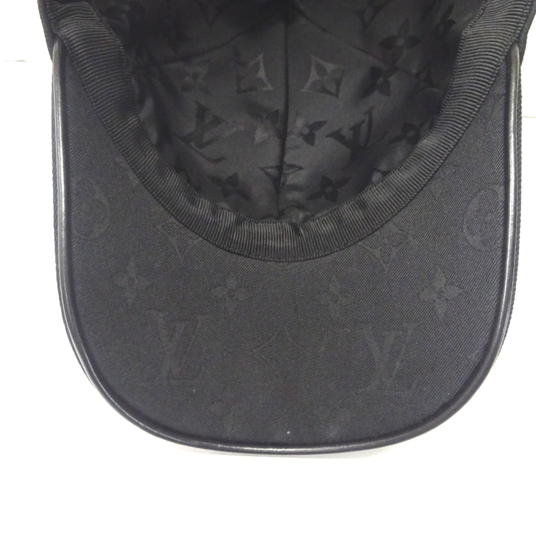 ルイ・ヴィトン 帽子 キャップ・LV アイコニック M7050L ノワール 超美品 Ft591923 中古