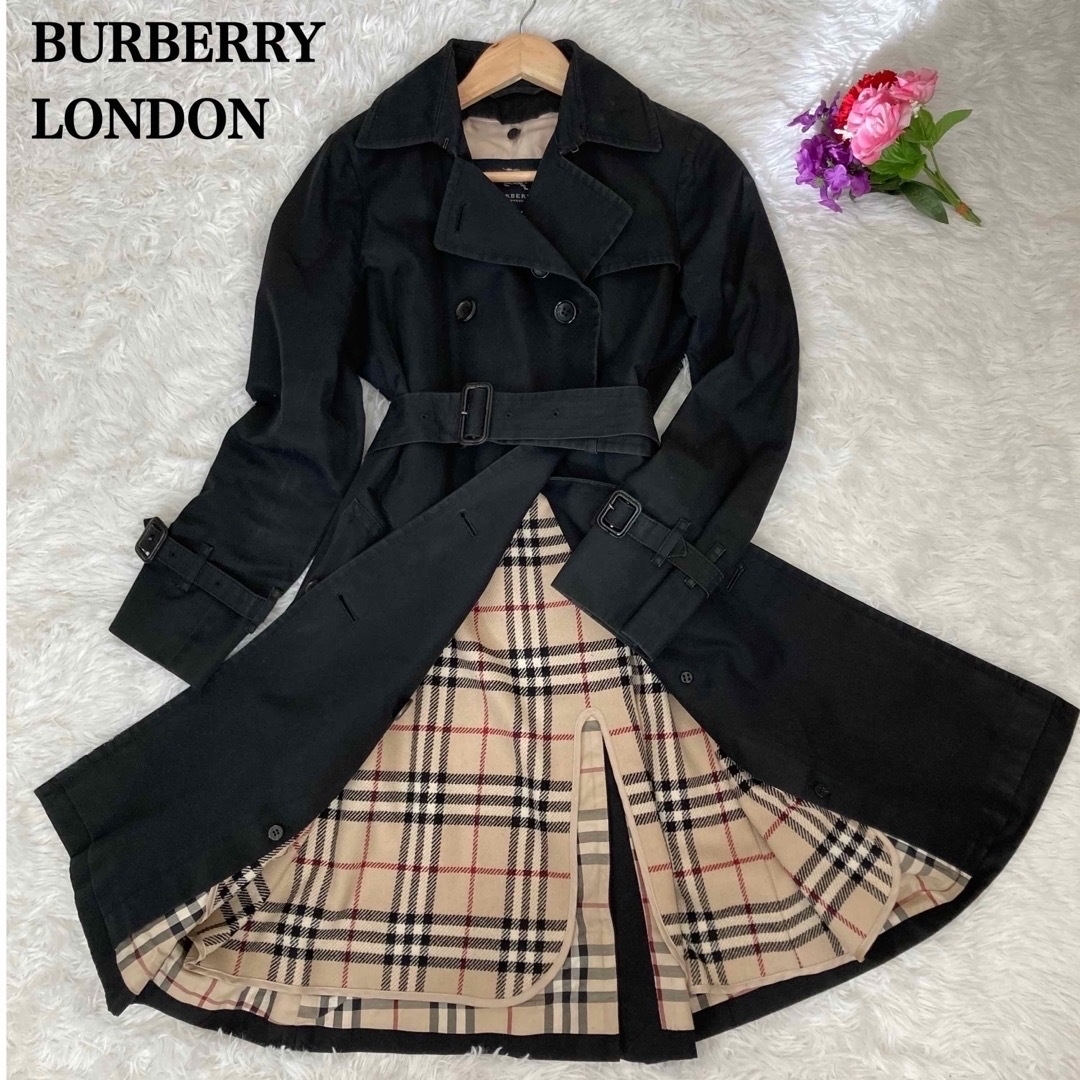 BURBERRY - バーバリー トレンチコート S ライナー付き ノバチェック