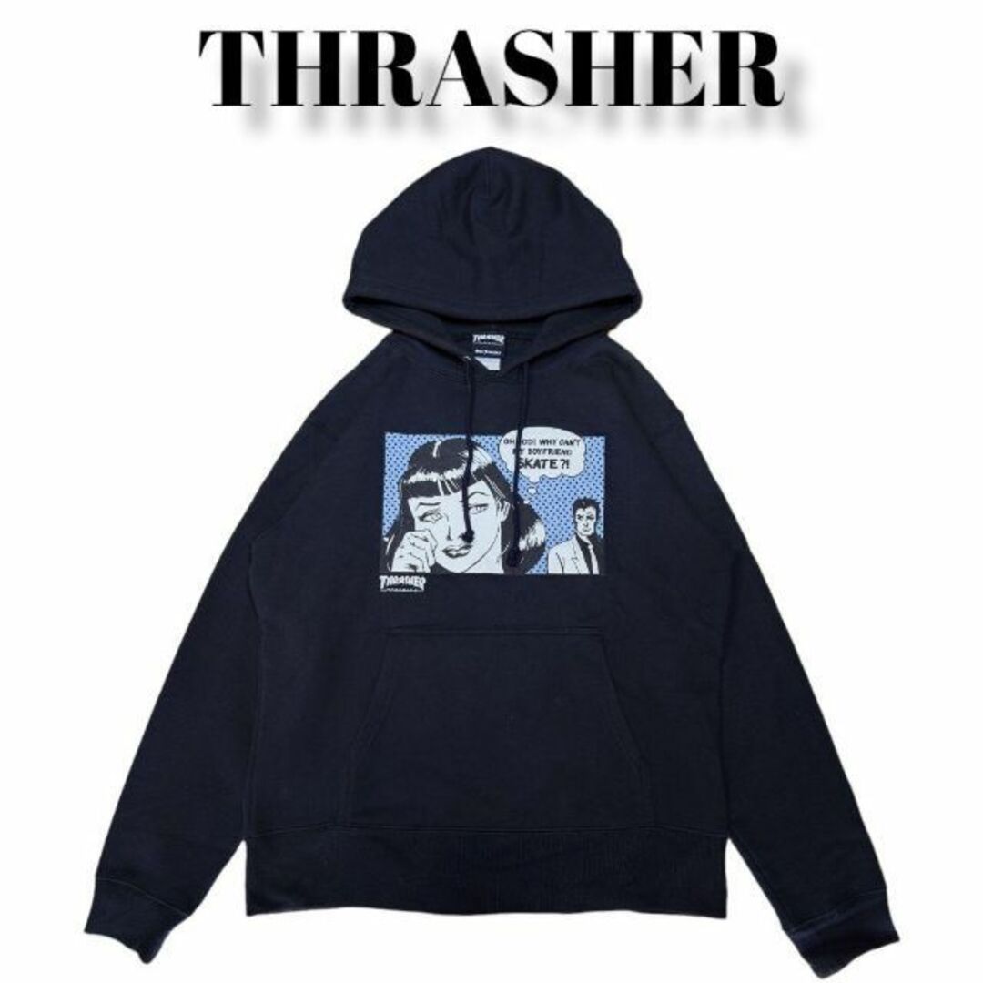 THRASHER - THRASHERアメコミプリントスウェットパーカースラッシャー ...