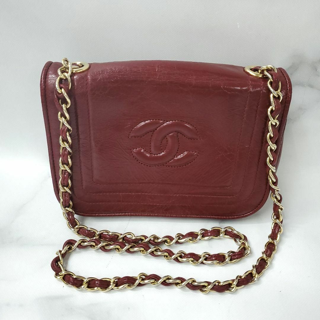 CHANEL シャネル チェーン ショルダー バッグ MM414