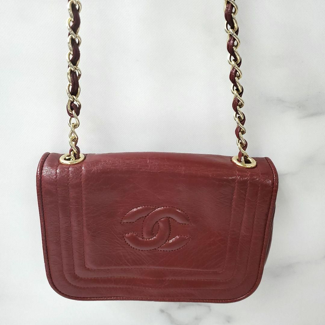 CHANEL シャネル チェーン ショルダー バッグ MM414