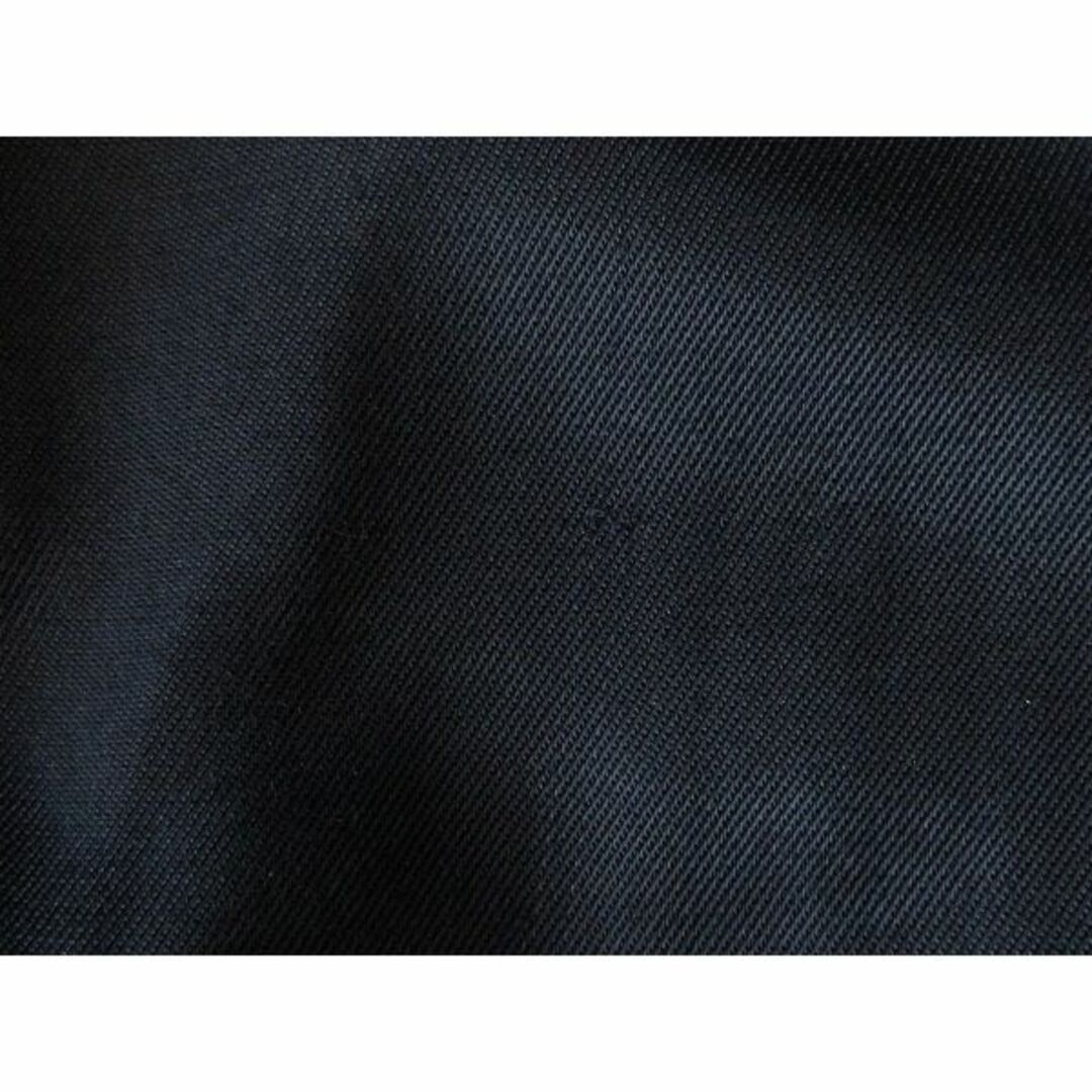 アニエスベー カシミヤ混 ソフトウールメルトン ロングコート 36 ブラック 黒