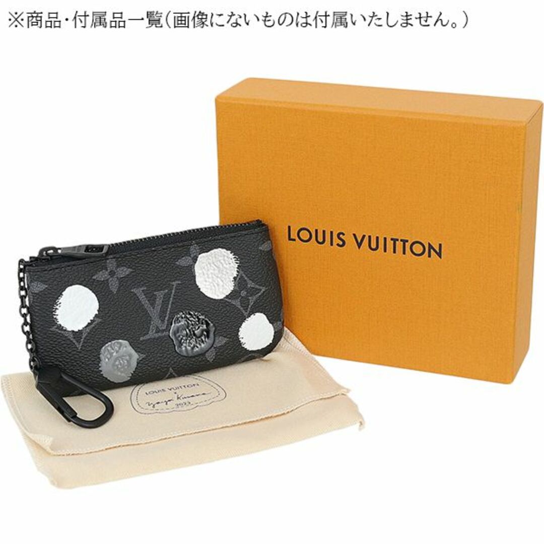 ルイヴィトン ポシェットクレ コインケース キーケース モノグラムエクリプス 新品 LV × YK 限定 草間彌生 143594