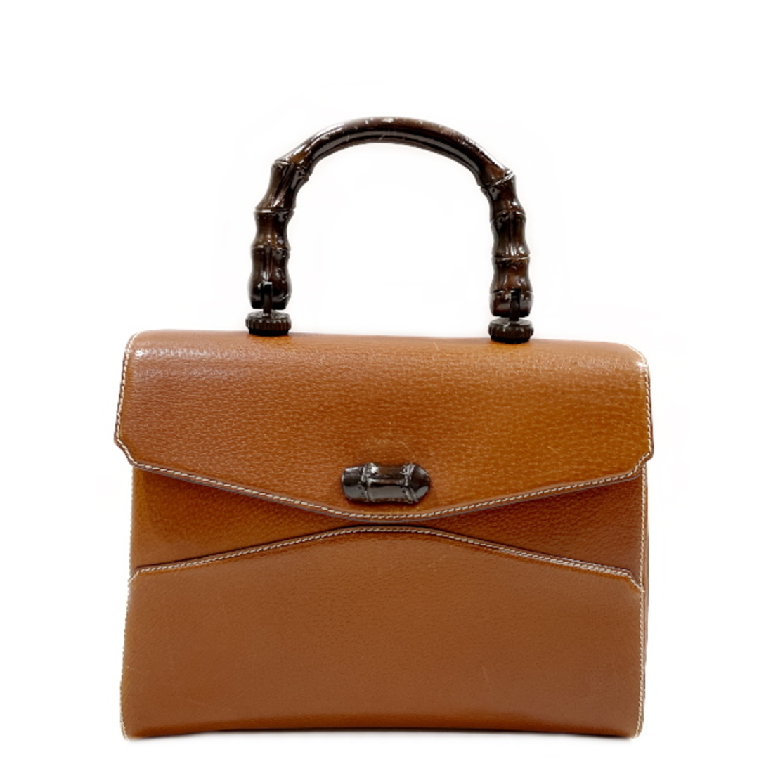 GUCCI - GUCCI バンブー ターンロック 000.406.0143 ヴィンテージ ハンドバッグ