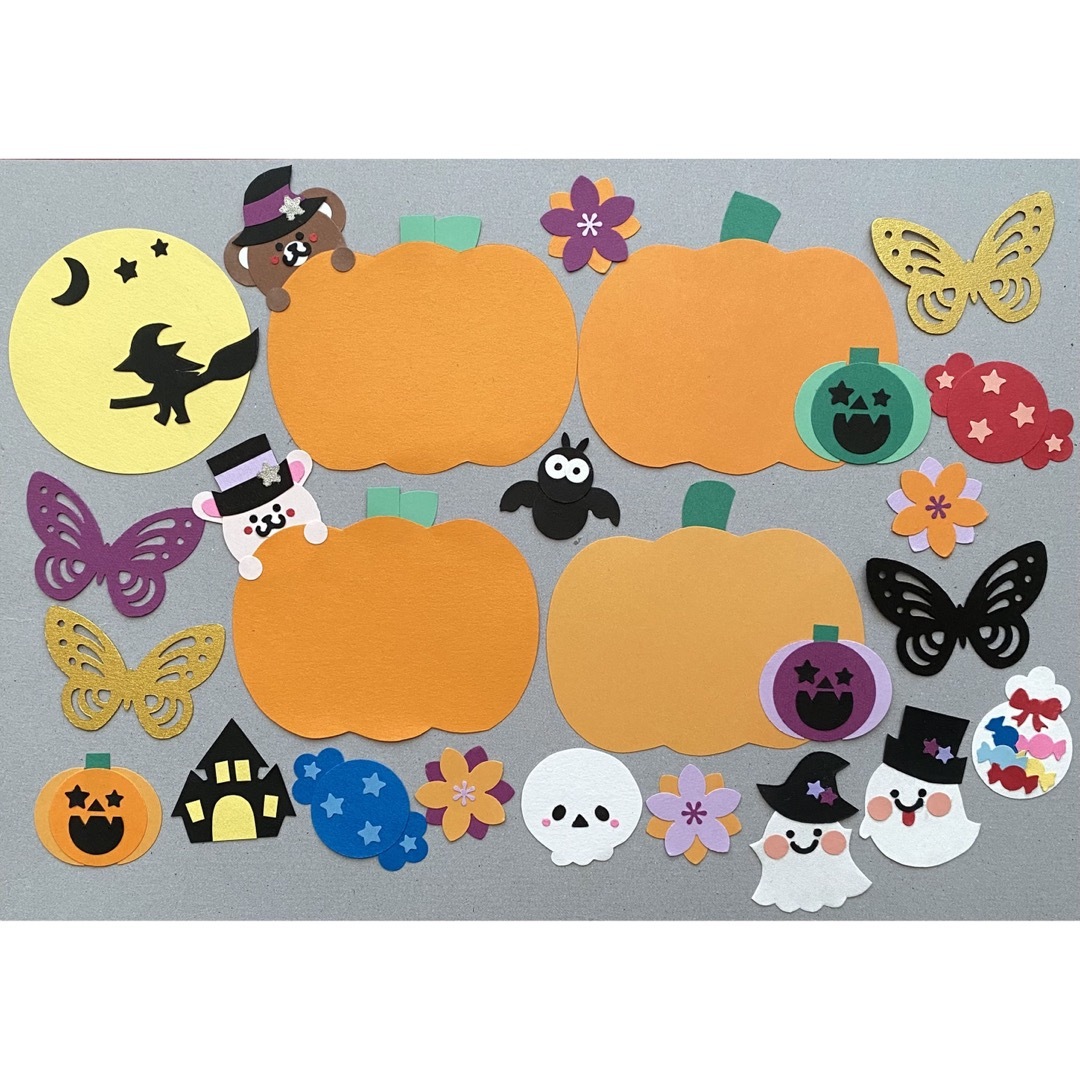 クラフトパンチ メッセージカード ペーパークラフト ハンドメイド ハロウィン
