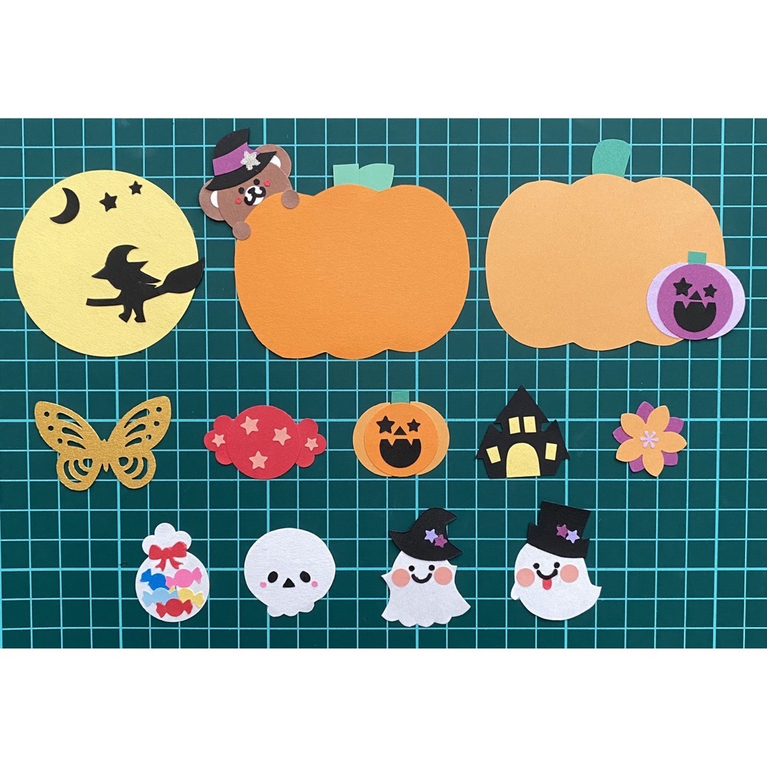 クラフトパンチ メッセージカード ペーパークラフト ハンドメイド ハロウィン