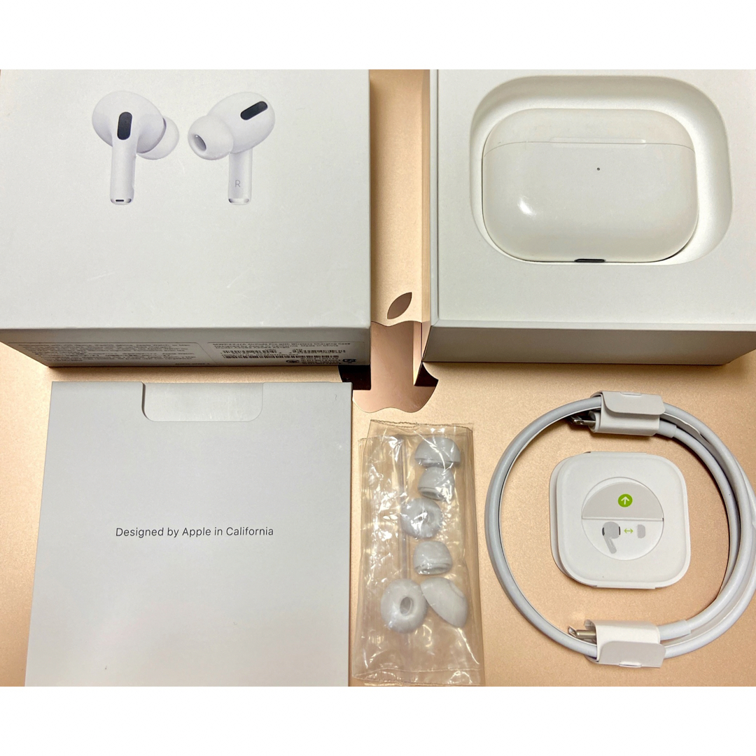 【箱・イヤーチップ各サイズ2組等付属品あり】Apple AirPods Pro | フリマアプリ ラクマ