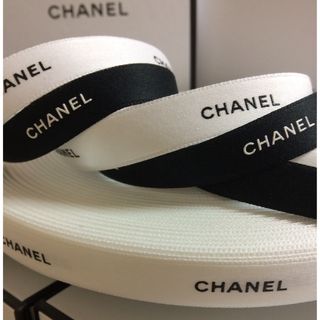 シャネル(CHANEL)のSale！1.5cm幅 CHANEL ラッピング リボン 10m(ラッピング/包装)