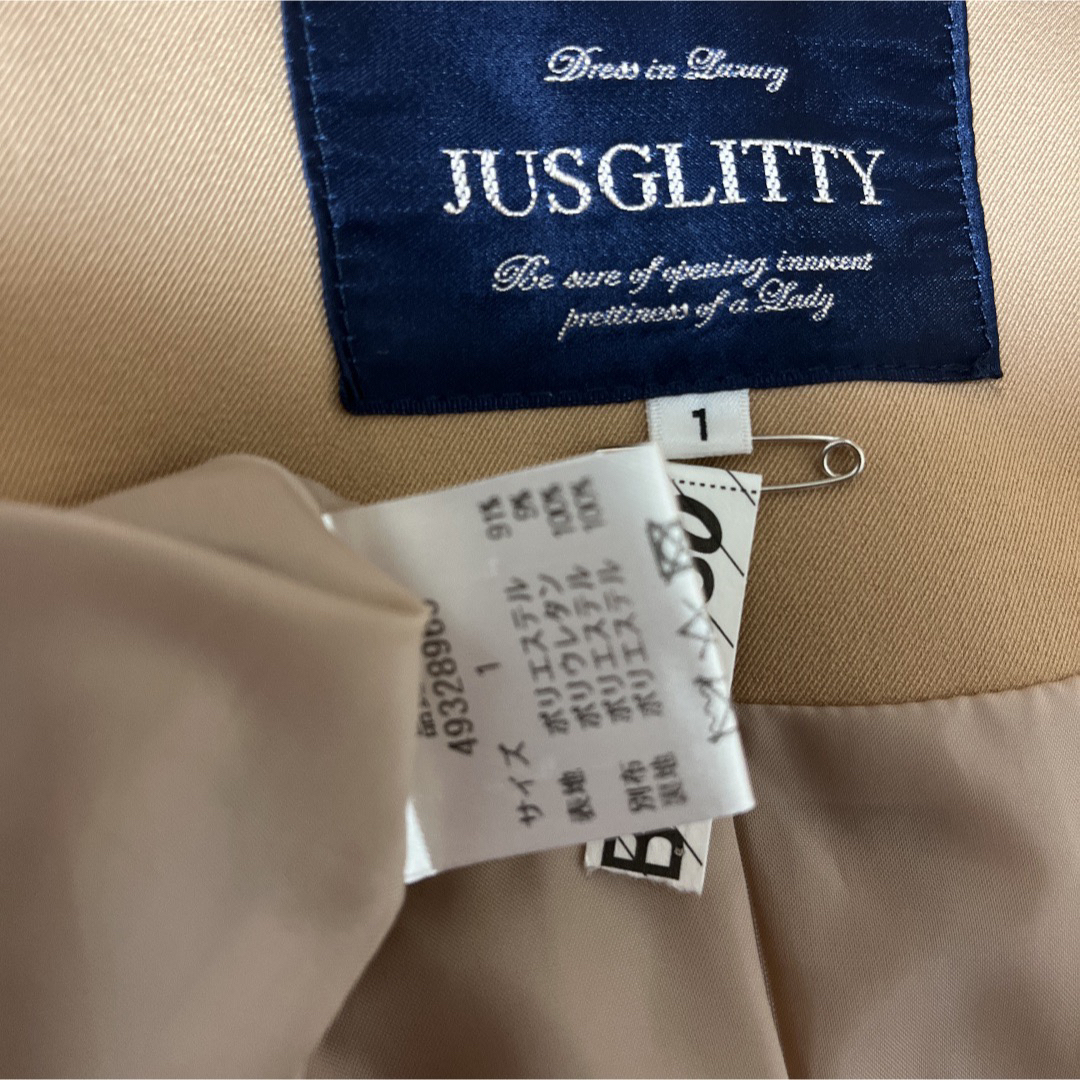 JUSGLITTY - ジャスグリッティー♡プリーツロングブルゾン JUSGLITTY - ジャスグリッティー♡プリーツロングブルゾン