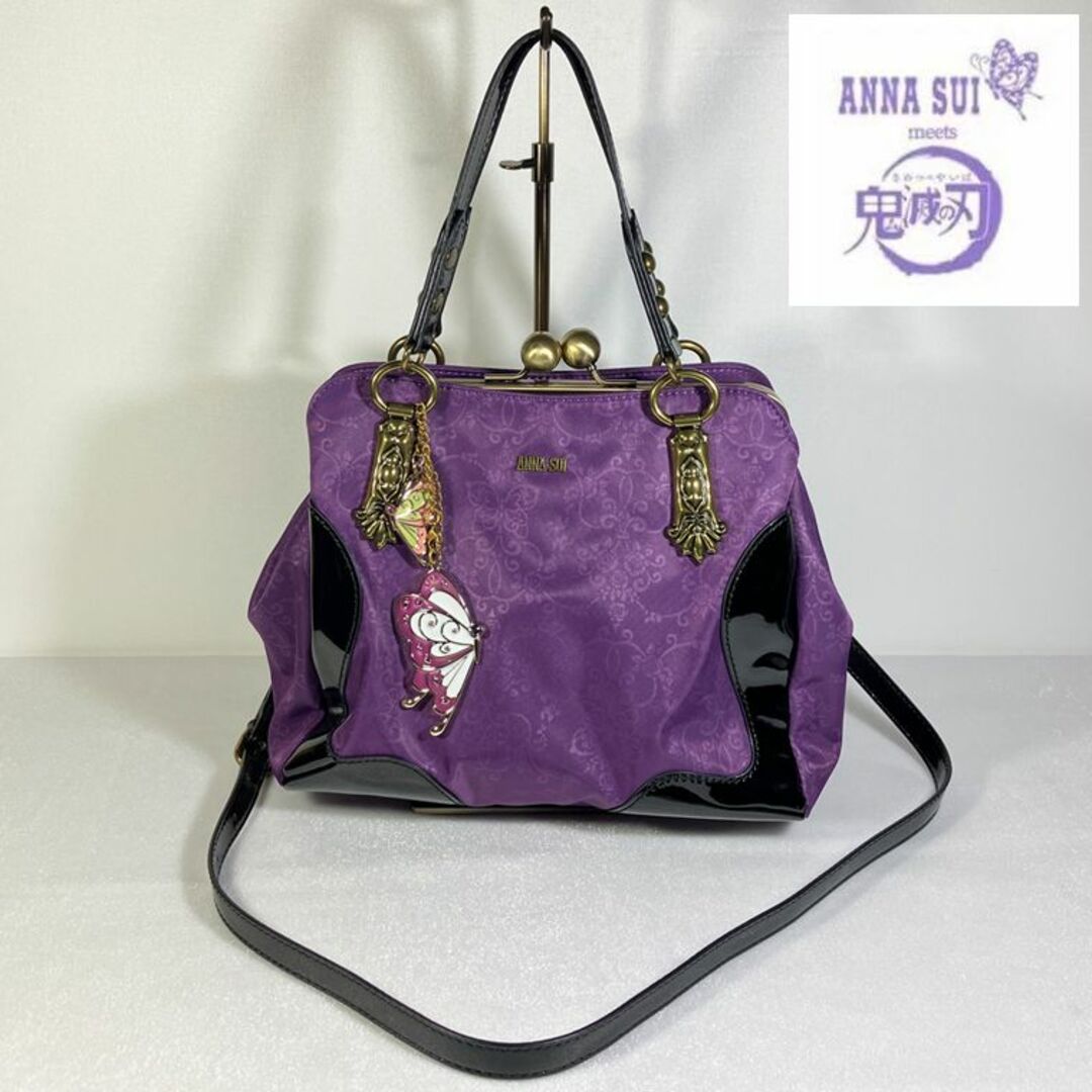 ANNA SUI - レア!美品 ANNA SUI × 鬼滅の刃 がま口 チャーム付