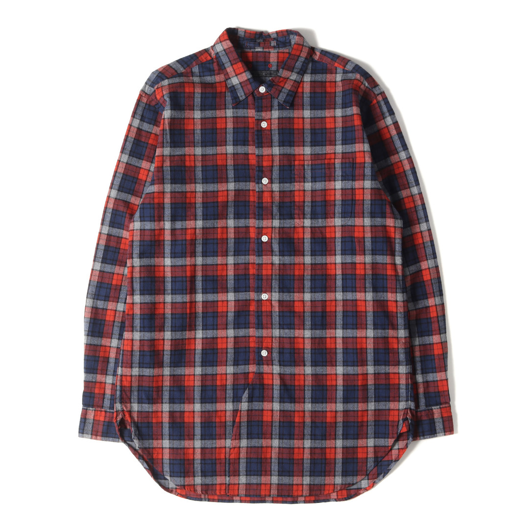 F.C.R.B. SOPH Check Shirt レッド M 長袖 チェック