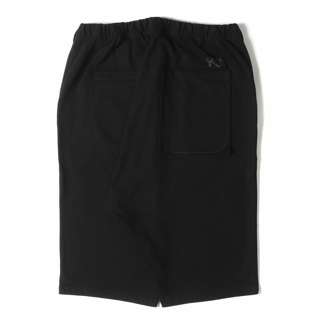 Y-3(ワイスリー)のY-3 ワイスリー パンツ サイズ:L スウェット サルエル ショート パンツ M SAROUEL SHORT DP0554 ハーフ ブラック 黒 ボトムス ズボン ブランド シンプル カジュアル ブランド【メンズ】【中古】【美品】 メンズのパンツ(サルエルパンツ)の商品写真