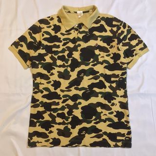 A BATHING APE ポロシャツMサイズ　CAMO新品未使用