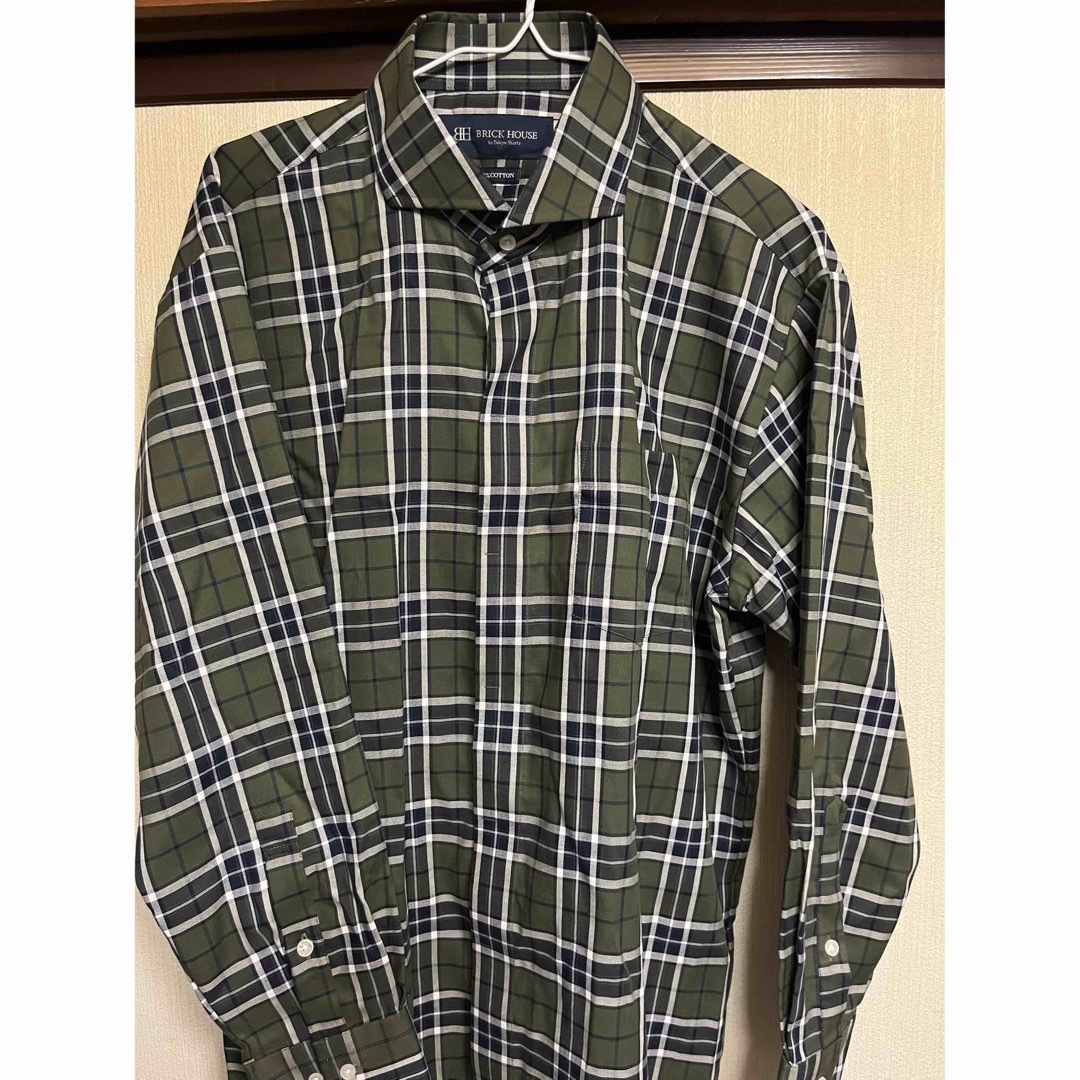 BRICK HOUSE by Tokyo Shirts(ブリックハウスバイトウキョウシャツ)の新品・未使用　ブリックハウス　チェックシャツ メンズのトップス(シャツ)の商品写真