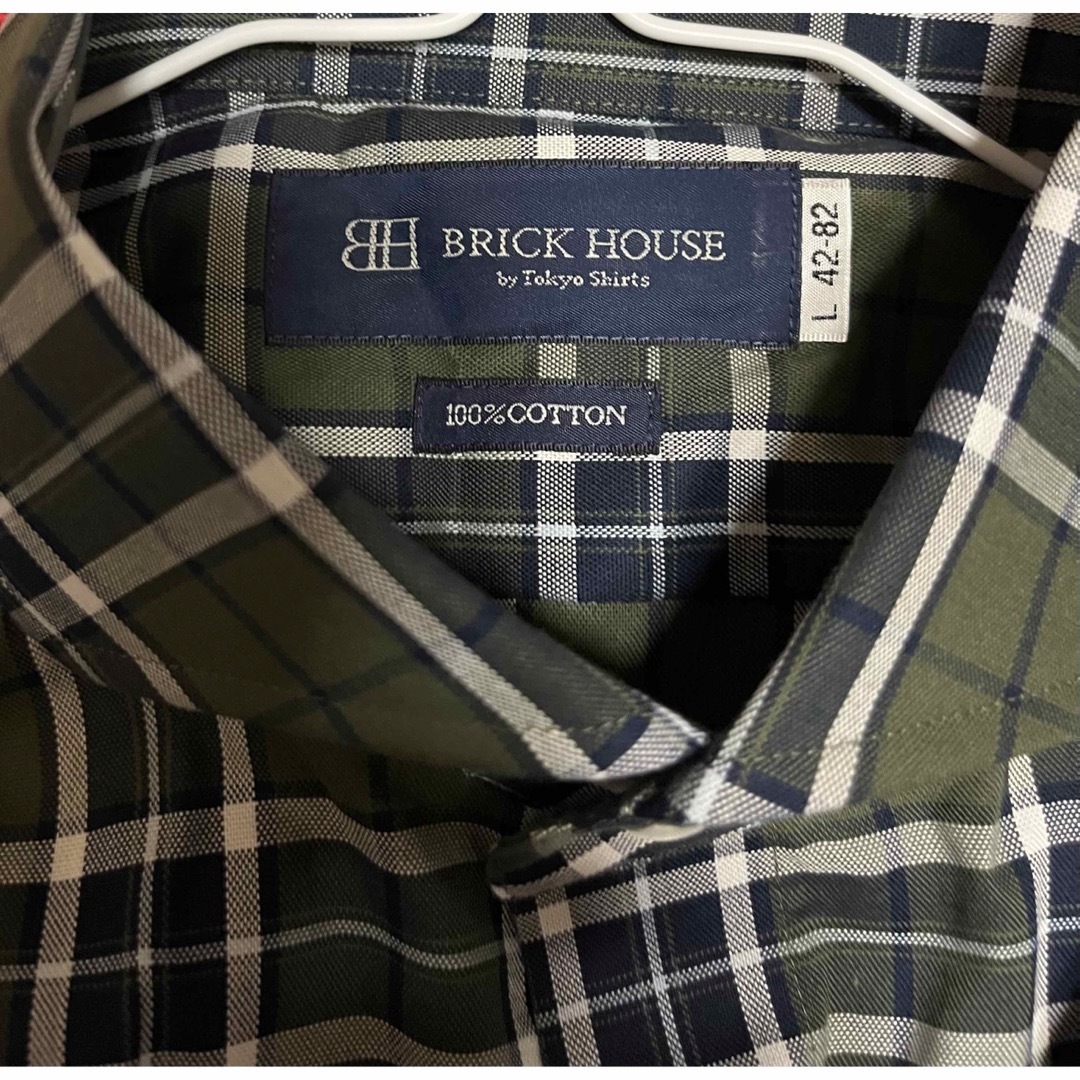 BRICK HOUSE by Tokyo Shirts(ブリックハウスバイトウキョウシャツ)の新品・未使用　ブリックハウス　チェックシャツ メンズのトップス(シャツ)の商品写真