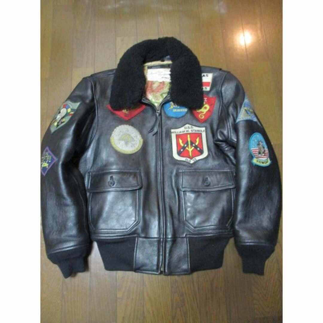 AVIREX - ☆美品☆AVIREX☆G1トップガン☆希少黒☆M☆TopGun☆トップ