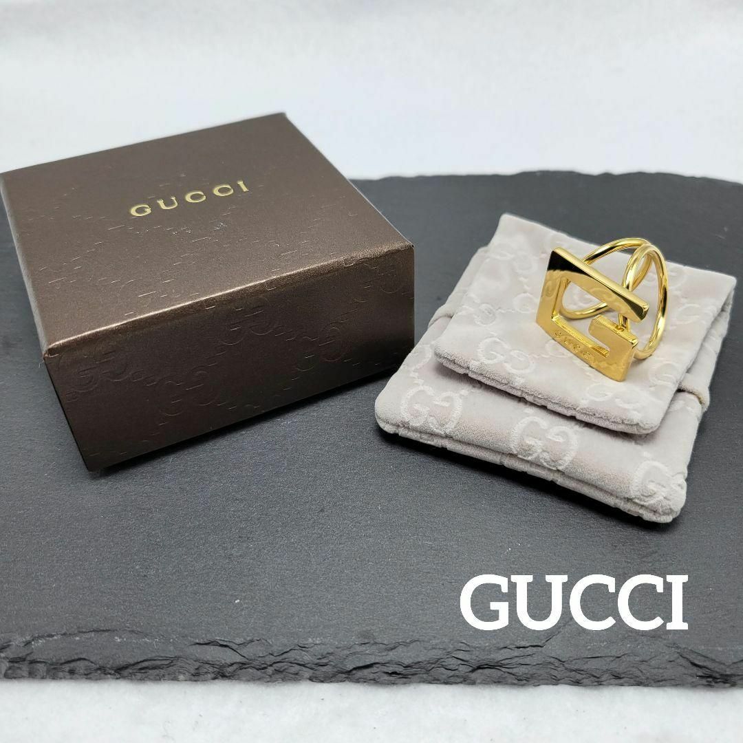 Gucci(グッチ)のへけちゃん様【美品】GUCCI スカーフリング G ゴールド レディースのアクセサリー(その他)の商品写真