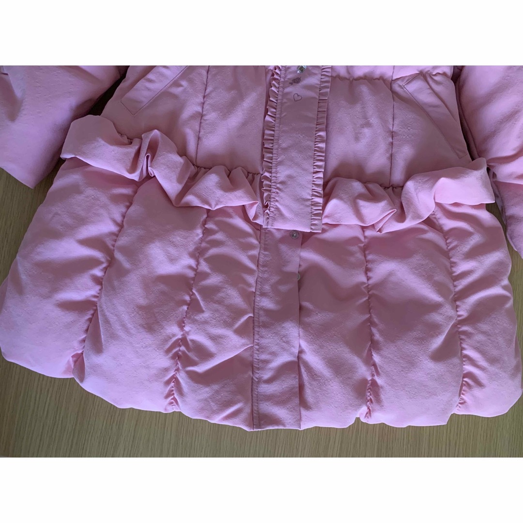 mezzo piano(メゾピアノ)の【新品未使用】Mezzo piano Pink ダウンコート キッズ/ベビー/マタニティのキッズ服女の子用(90cm~)(コート)の商品写真