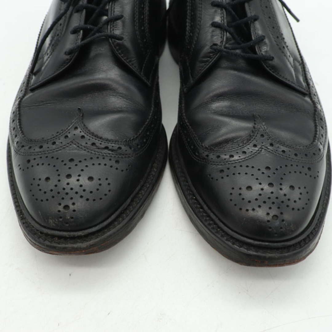 アレンエドモンズ ドレスシューズ ウィングチップ MacNeil マクニール 9117 USA製 革靴 メンズ 7.5サイズ ブラック Allen Edmonds