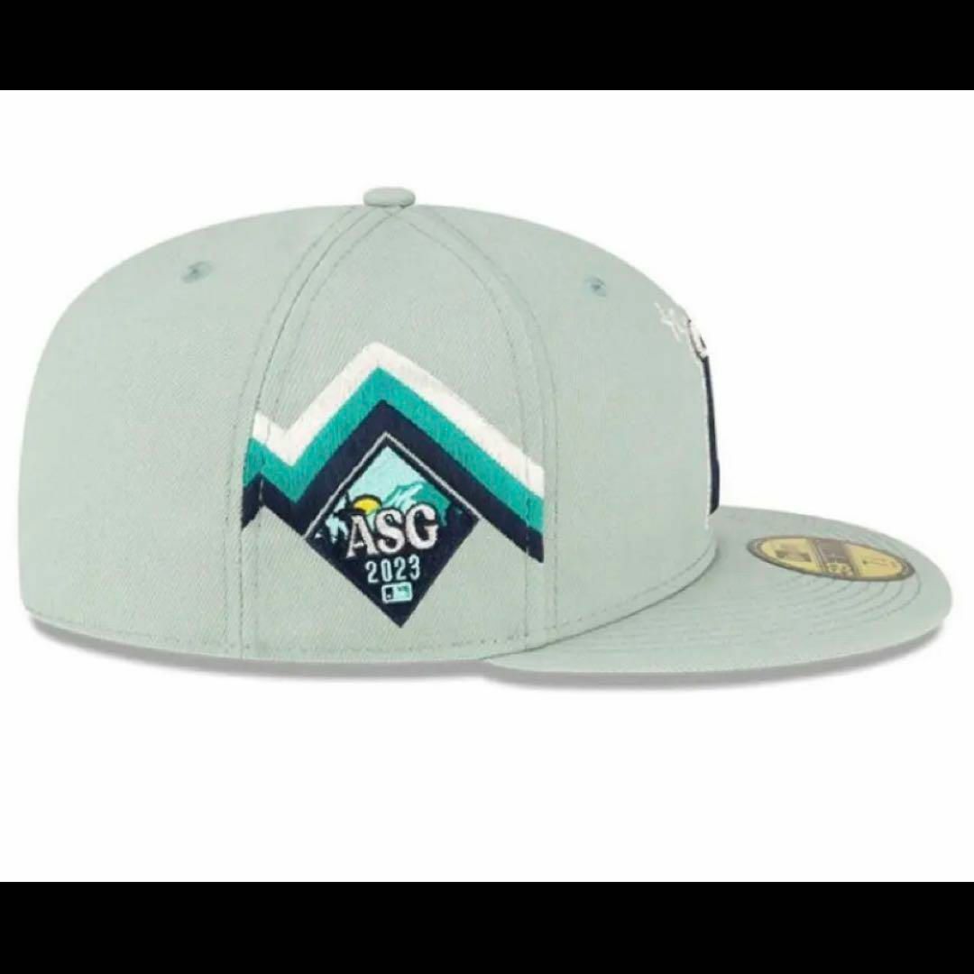 60.6cmレア⭐NEWERA⭐ニューエラ⭐新品帽子2023MLBエンゼルス緑 - キャップ