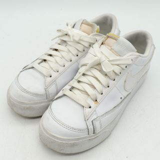 ナイキ(NIKE)のナイキ スニーカー ブレザー LOW プラットフォーム DJ0292-100 厚底 シューズ 靴 白 レディース 23cmサイズ ホワイト NIKE(スニーカー)