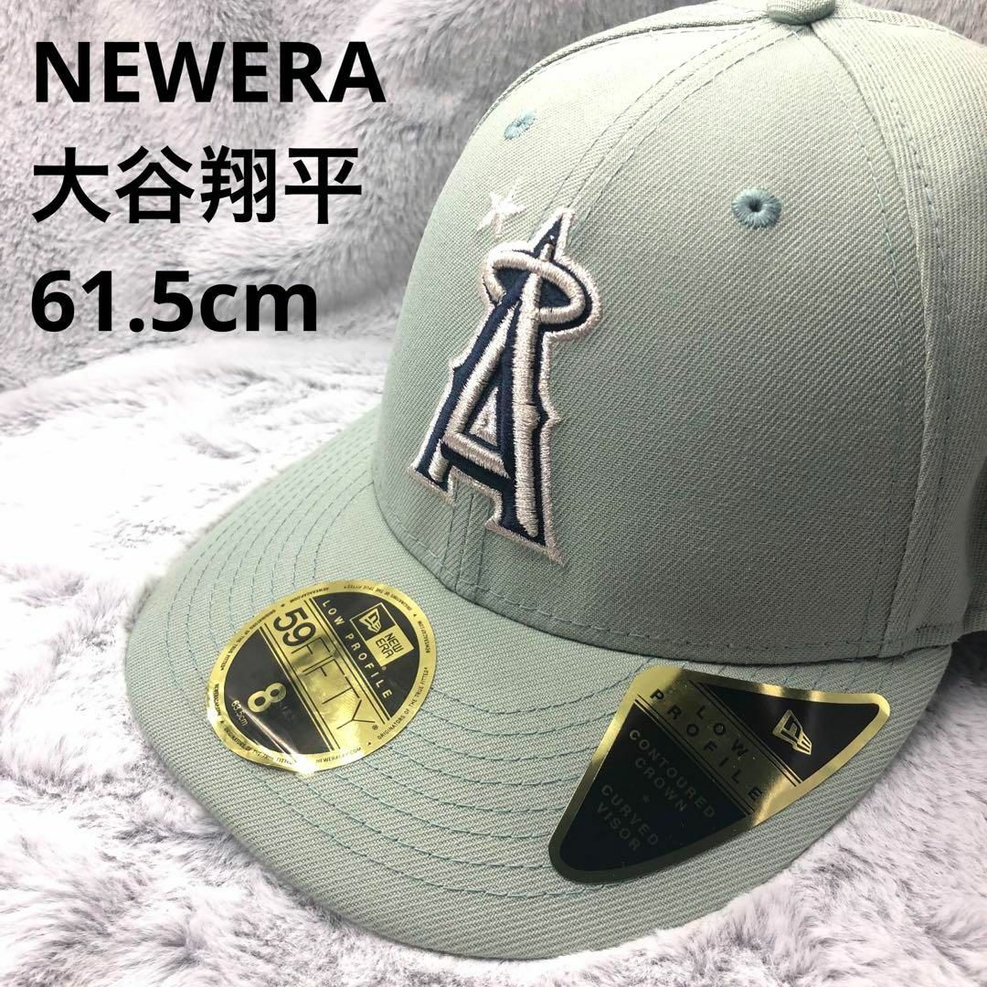61.5cmレア⭐NEWERA⭐ニューエラ⭐エンゼルス大谷翔平MLB2023帽子-