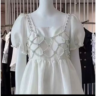 シモーネロシャ(Simone Rocha)のパールハーネス　パールベスト　宝石　パール　litmus(その他)