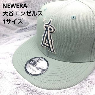 ニューエラー(NEW ERA)のレア⭐NEWERA⭐ニューエラ⭐エンゼルスMLB大谷翔平スナップバック1サイズ緑(キャップ)