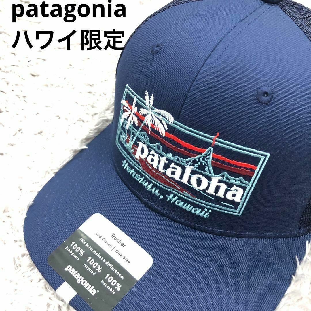 ハワイ限定 パタゴニア メッシュキャップ - キャップ