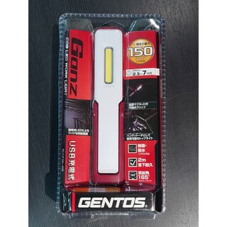ジェントス(GENTOS)の【新品】GENTOS USB充電式 COB LEDワークライト GZ-011(ライト/ランタン)