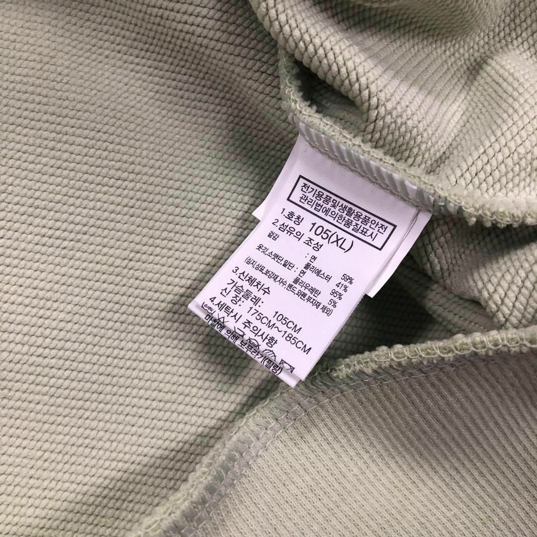 韓国⭐️THE NORTH FACE⭐️新品 スウェット 黄緑 バンダナロゴ