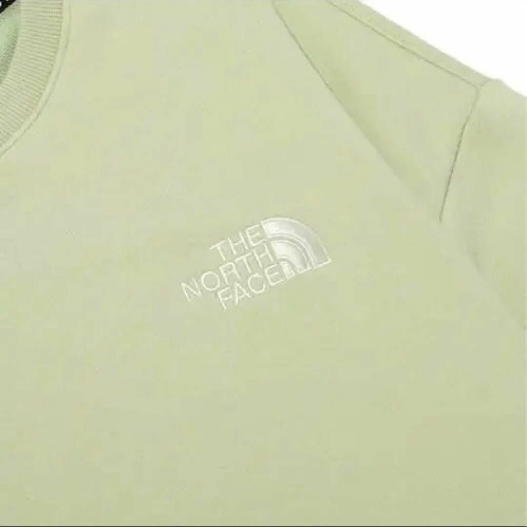 韓国⭐️THE NORTH FACE⭐️新品 スウェット 黄緑 バンダナロゴ