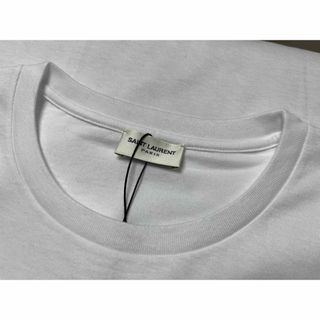 SAINTLAURENT 17AW Tシャツ XS 無地 ホワイト サンローラン