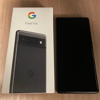 グーグルピクセル(Google Pixel)のGoogle Pixel 6a Charcoal 128 GB ケース付き(スマートフォン本体)