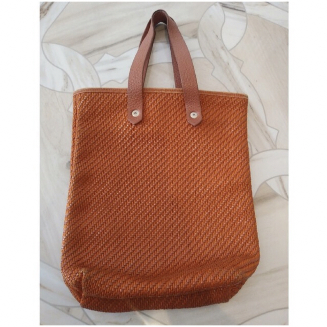 Hermes(エルメス)のHERMES  アメダバディアゴ  ハンドバッグ　オレンジ レディースのバッグ(トートバッグ)の商品写真