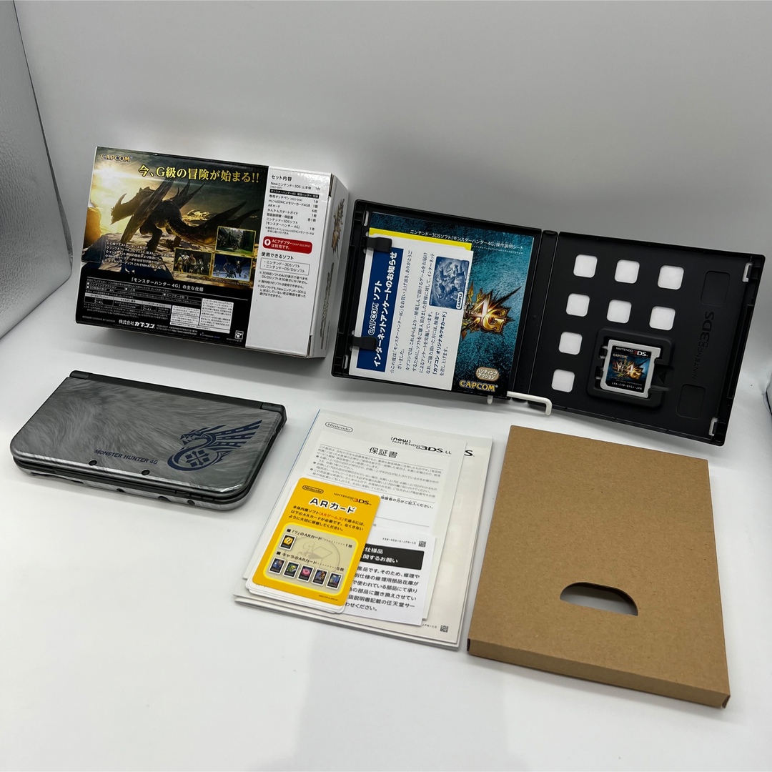 ほぼ完品・液晶美品】Newニンテンドー3DSLL モンハン4G 本体 IPS