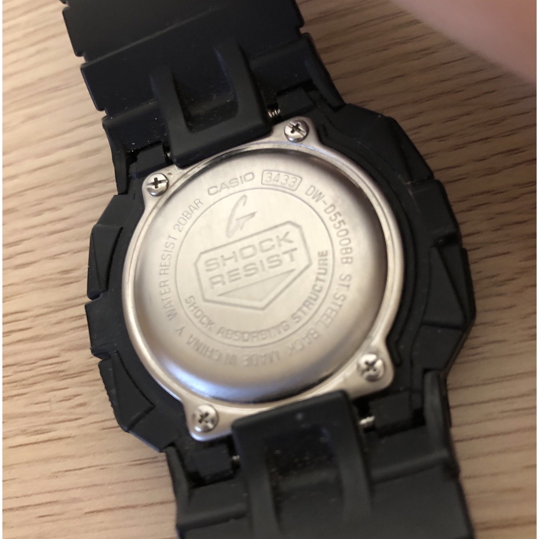 G-SHOCK(ジーショック)のCASIO gショック DW-5500BB 3433 メンズの時計(腕時計(デジタル))の商品写真