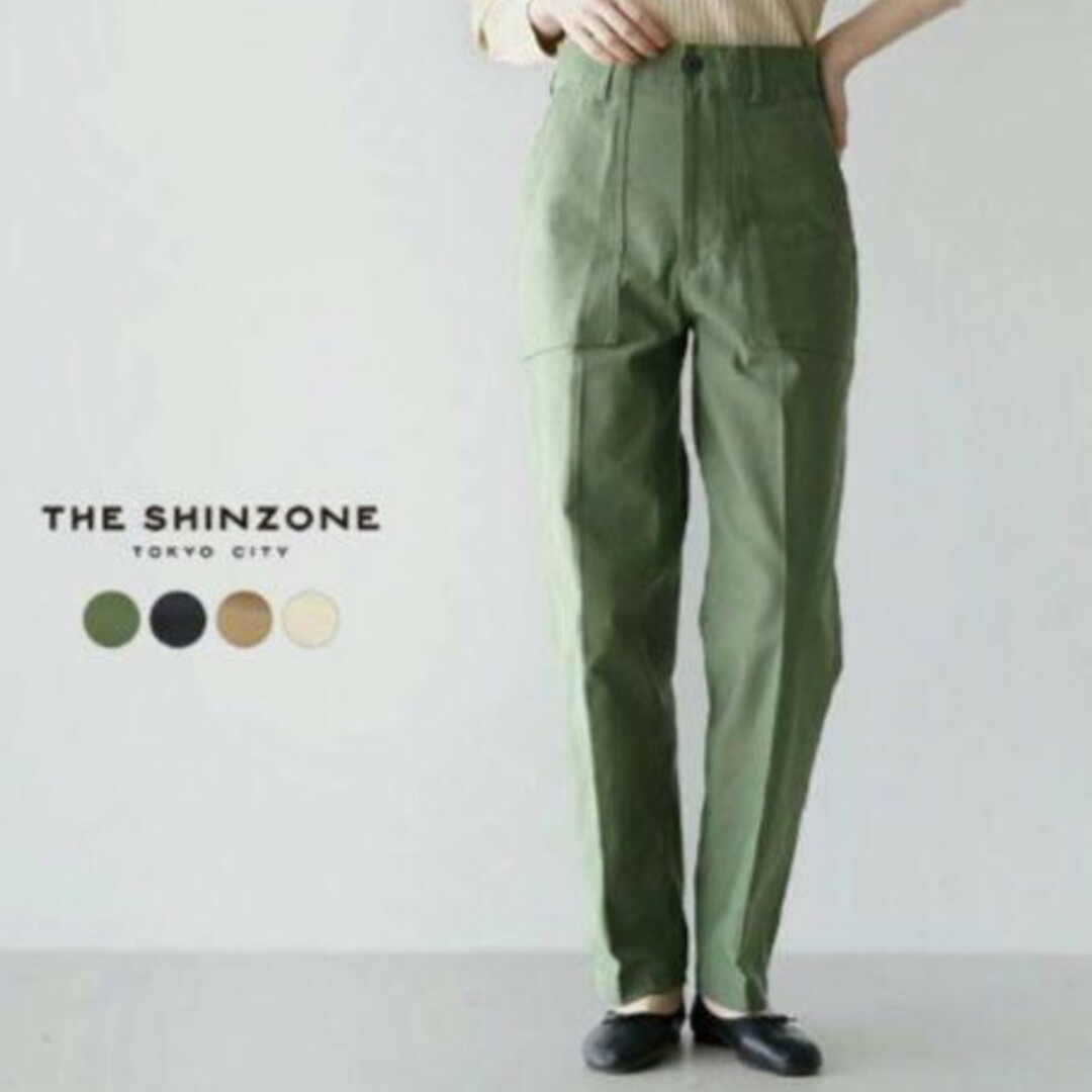 THE SHINZONE】 ザシンゾーン ベイカーパンツ ハイウエスト-