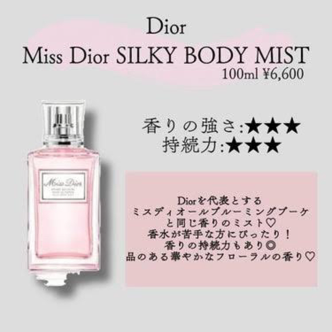 ミス ディオール ボディ ミスト 100ml ＆ブルーミング　ブーケ新品未使用