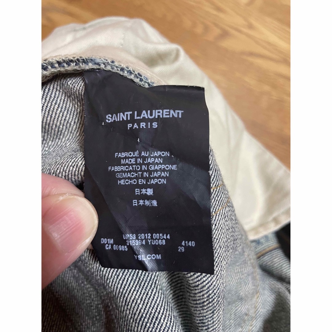 Saint Laurent(サンローラン)のサンローランSAINT LAURENT スキニーデニムパンツ インディゴ メンズのパンツ(デニム/ジーンズ)の商品写真