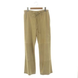 コットン100％皮革部分使いロエベ 21SS Balloon trouser バルーントラウザーズパンツ