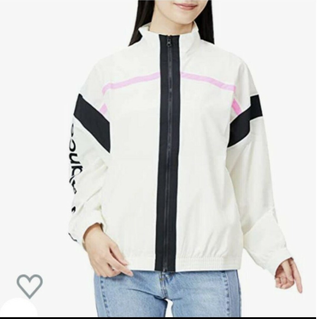 New Balance(ニューバランス)の新品 L newbalance インポート Mサイズ クロス jacket 白 レディースのジャケット/アウター(ナイロンジャケット)の商品写真