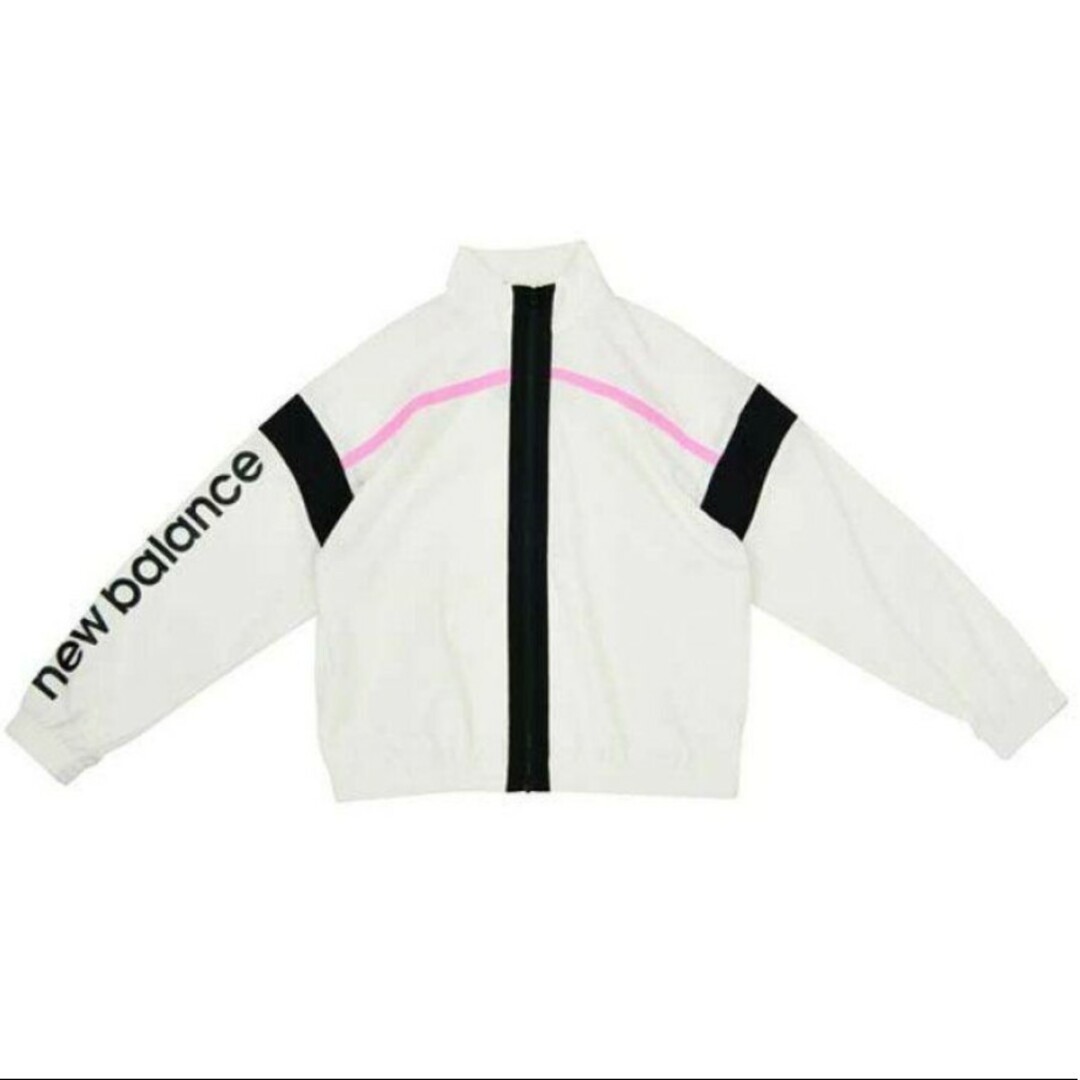 New Balance(ニューバランス)の新品 L newbalance インポート Mサイズ クロス jacket 白 レディースのジャケット/アウター(ナイロンジャケット)の商品写真