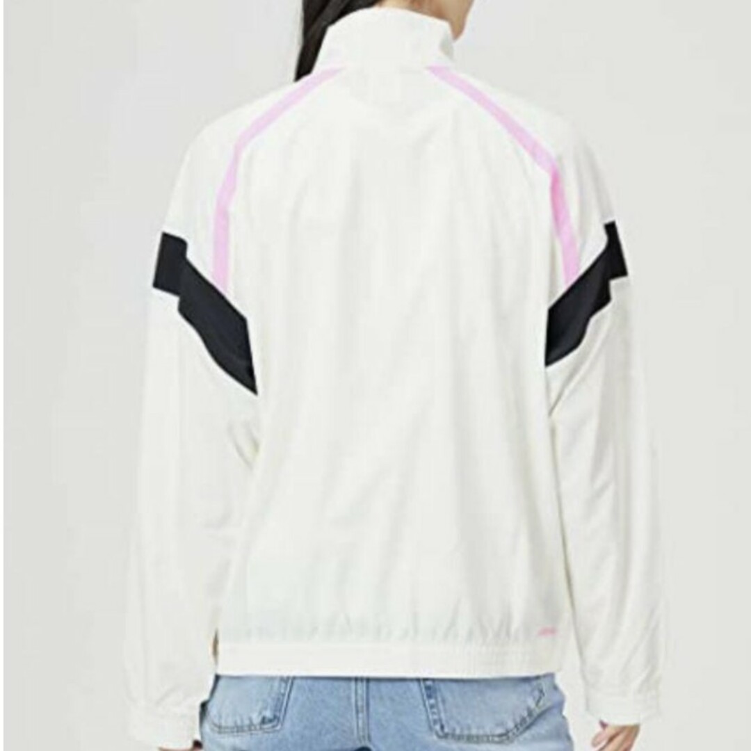 New Balance(ニューバランス)の新品 L newbalance インポート Mサイズ クロス jacket 白 レディースのジャケット/アウター(ナイロンジャケット)の商品写真