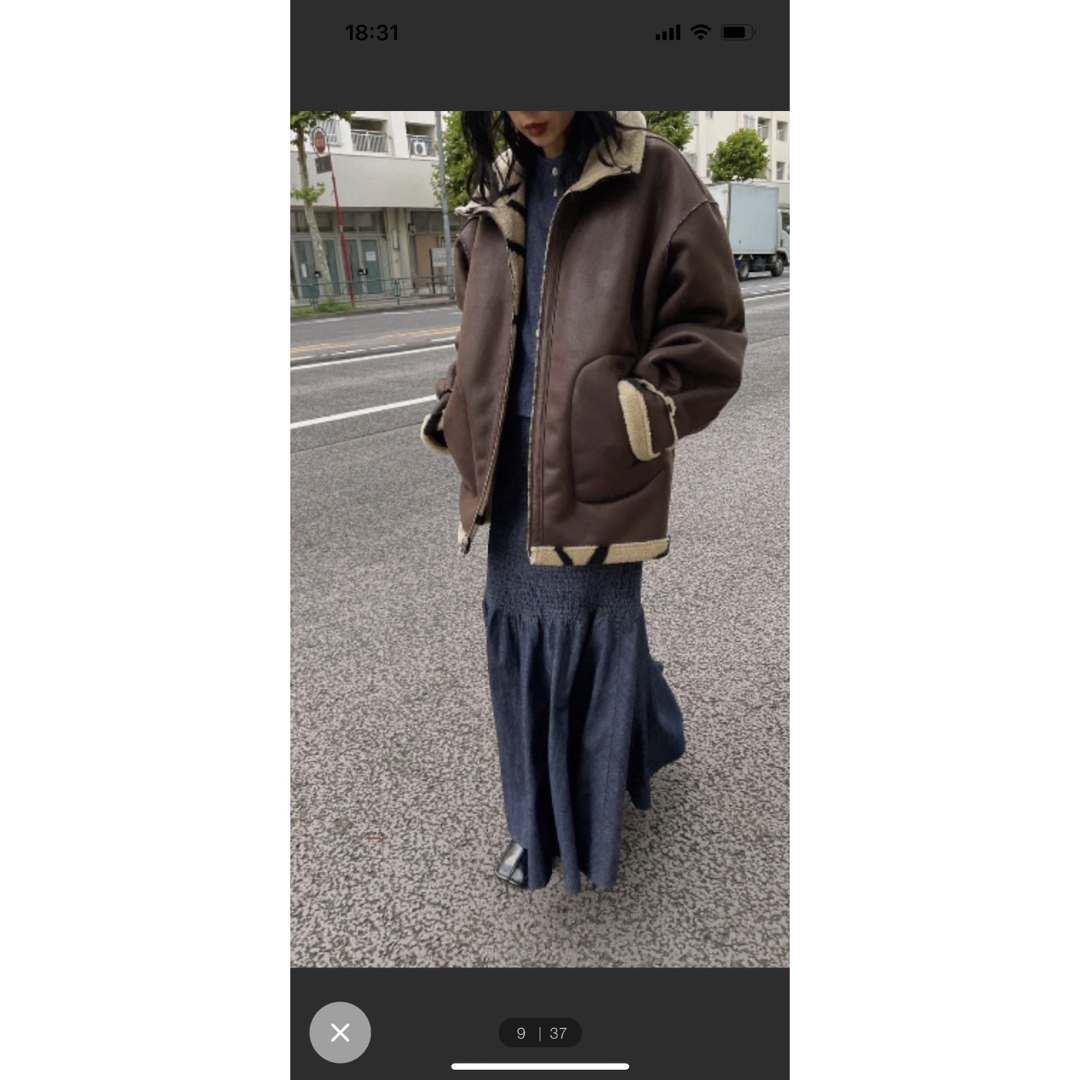 アメリヴィンテージ ボアブルゾン